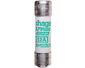 Wkładka topikowa cylindryczna 10x38 mm aM 12A 500V AC LF312M /10szt./