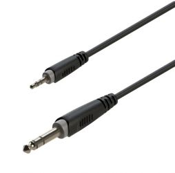 Przyłącze Jack 3.5 - Jack 6.3 stereo: 1.5m ROXTONE