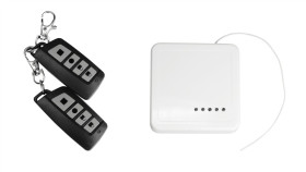 Sterownik Radiowy, 433Mhz, 4 Kanały, Obudowa Nadtynkowa, 2 Piloty Rf-4C-2K