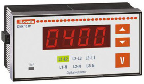 Woltomierz cyfrowy AC LED wycięcie: 91 x 45 mm Lovato ±0,25% 4-cyfr
