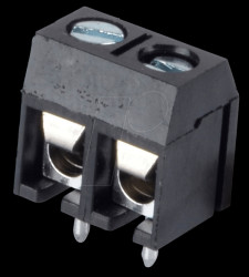 CTB5202/2 Solderable screw terminal – 2-pin, 5 mm spacing, 90°