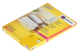 Arkusz papieru etykietowego L7162-100, kolor: Biały Adres, Avery Laserowa