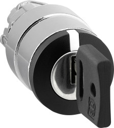Schneider Electric ZB4BG01 ZB4BG01 Element czołowy dla przełącznika kluczykowego resetowalny (Ø) 22 mm chrom, czarny 1 s