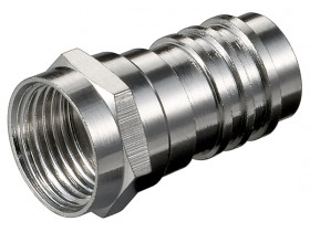 Zaciskane złącze F 7,0 mm cynkowy adapter zaciskowy z...
