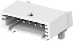 Plug, 6 pole, angled, 1 row, natural, 936287-2