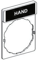 Tabliczka informacyjna, Schneider Electric, seria Harmony XB