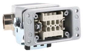 Wzmocnione złącze zasilania 6-pinowe EPIC 16A 440 V Żeńskie do męskiego M20