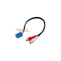 ZRS-AUX/BECKER Wejście sygnał. AUX Blaupunkt,VDO MINI ISO Niebieskie