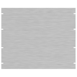 Hammond PBPA19015UNF 9U 19&quot; Rack Aluminium Blank Panel Unfinished 483 x 3 x 400