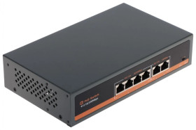 Switch PoE 4-portowy APTI-PoE0402-60W-V2