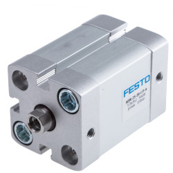 Siłownik pneumatyczny skok: 20mm Festo Ø 25mm dwustronnego działania Action 64.5mm ADN-25-20-I-P-A M5