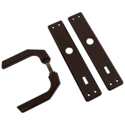 KLAMKA DO BRAM FURTEK 90-KLU BRĄZOWA T10