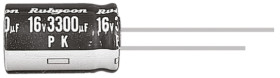 Kondensator 100μF 250V dc Radialny, Otwór przelotowy Rubycon roztaw: 7.5mm 16 (Dia.) x 25mm