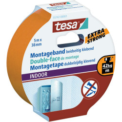 tesa&#xAE; 55742 Extra Strong Double Sided Tape 38mm x 5m