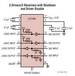 3.3V Low Power EIA/TIA-562 Transceiver