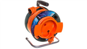 Przedłużacz Bębnowy Ogrodowy 1-Gniazdo Z/U 25M H05vv-F 3X1,5 P19125