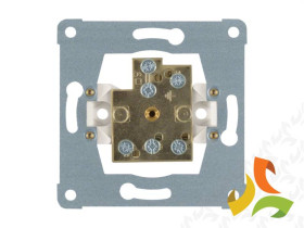 Gniazdo wyrównania potencjału podwójne (zaciski śrubowe) mechanizm one.platform 1061 HAGER