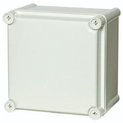 Obudowa ogólnego użytku Poliwęglan szerokość zew. 180 mm długość zew. 130 mm wys. zew. 180 mm Fibox IP65 Szary