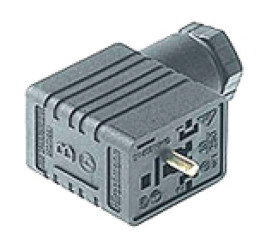 Gniazdo kablowe zaworowe przyłączeniowe typ B 2 + PE dławik M16 GM 216 NJ grau