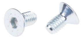 Śruba imbusowa M6 długość 12mm Gniazdo sześciokątne stożkowe Stalowe RS PRO