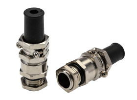 Dławnica kablowa gwint M16 mosiężna min. średnica kabla 5.5mm max. średnica kabla 7mm +100°C IP65