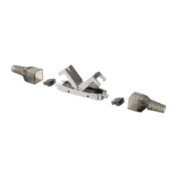 Moduł do łączenia kabli LAN FTP Łącznik Kat.6a UTP, beznarzędziowy