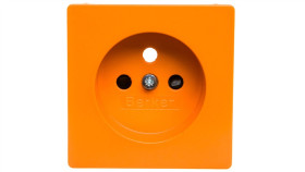 Q.1/Q.3/Q.7 Płytka Czołowa Gniazda Z/U Pomaranczowy Aksamit 3965766014