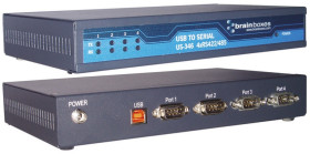 Konwerter interfejsu złącze A USB B złącze B DB-9 rodzaj A Żeńskie rodzaj B Męskie standard USB 2.0 Brainboxes