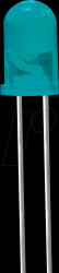 L-7113QBDL-D THT LED, 5 mm, blue-diffuse, 460nm, 1000 mcd, 20°