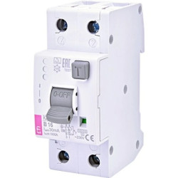 Wyłącznik różnicowoprądowy z zabezpieczeniem nadprądowym KZS-2M2p A B6/0.03 002172501