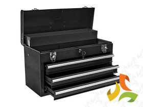 Skrzynka narzędziowa metalowa 52x22x30cm 3 szuflady 79R116 TOPEX