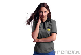 KOSZULKA POLO ESD 050 CIEMNY SZARY ROZMIAR L