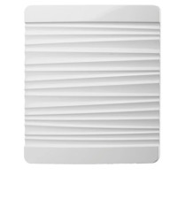 Kratka wentylacyjna z dekoracyjnym panelem wymiennym 160x160 biała MWKLIQPRINT