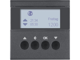 B.X/S.1 Wyłącznik żaluzjowy czasowy z wyświetlaczem sterowanie żaluzjami ant 85741185 HAGER