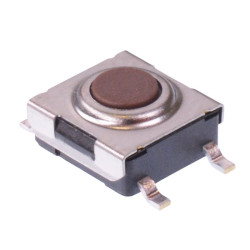 PHAP5-31VA2N2S2W3 3.1mm Height 6mm x 6mm Low Profile Surface Mount Tactile Switch 160g Tube Packaging APEM