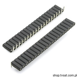 PCB-CONNECTOR-ANGLE Socket 20 Pin R=2.54mm THT XUNDA