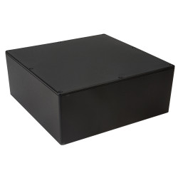 Hammond 1550NBK IP54 Diecast Aluminium Enclosure Black (250 x 250 x 101mm)