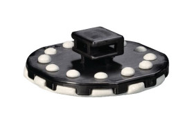 Uchwyt opaski kablowej do opasek 4.8mm długość 36mm szerokość 36 mm HellermannTyton Czarny