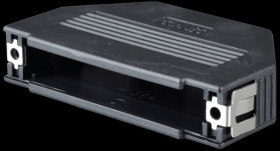 16-001840 D-sub hood, 37-pin, snap-lock