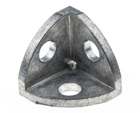 Część łącząca Kątownik Rozmiar rowka 5mm RS PRO Uchwyt złącza i łączenie Rozmiar gwintu M5