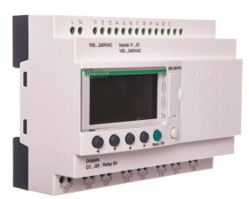 Przekaź.progamowalny 12we, 8wy 240V AC RTC/LCD ZELIO LOGIC SR2B201FU