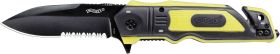 Walther 5.0729 Emergency Rescue Knife ERK fluoreszierend Nóż ratunkowy Zbijanie skła, Przecinanie pasów (D x S x W) 118