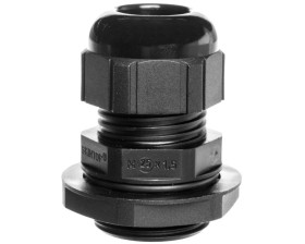 Dławnica kablowa M25 z tworzywa czarna z nakrętką IP69k SIRIUS ACT 3SU1900-0HH10-0AA0