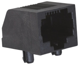 Złącze RJ45 Żeński Złącze RJ45 Montaż powierzchniowy Cat3 TE Connectivity, 90°, 8P8C-żyłowe