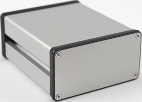 Aluminum enclosure, (L x W x H) 120 x 103 x 53 mm, natural, IP54, 1455NC1201