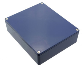 Hammond Blue Diecast Enclosure Stompbox 145 x 121 x 39mm 1590XXCB