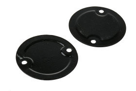 Łącznik do kanałów kablowych RS PRO 20mm Pokrywa gniazdowa Stal Czarny