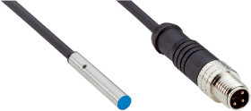 Czujnik zbliżeniowy M4 Indukcyjny 0,8 mm SICK Wpuszczany 10 → 30 V prądu stałego długość 25mm Gwintowany