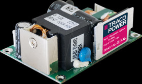 TXO 45-115-J AC/DC power supply, 45 W, 85-264 VAC, 15 VDC/3.0 A, open frame