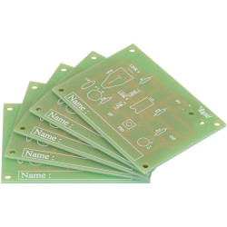 Pack of 5 Pcbs for 555 Project Kit